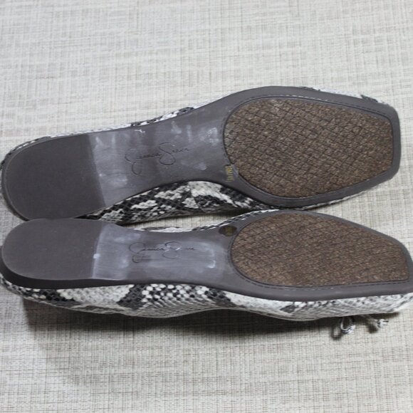 Jessica Simpson Manie Women's Size 10 Grey Snakeskin Ballet-style Flats - NWOT - Picture 6 of 6